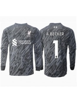 Liverpool Alisson Becker #1 Målvakt Replika Hemmakläder 2024-25 Långärmad